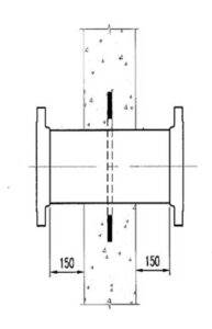wall sleeve flange connection puddle flange collar